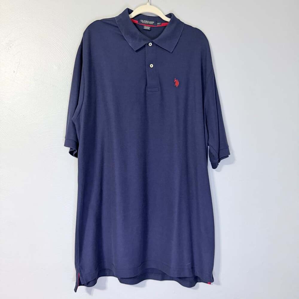 U.S. Polo Assn. Luxury Feel Men's 2XL Polo Shirt Navy Blue